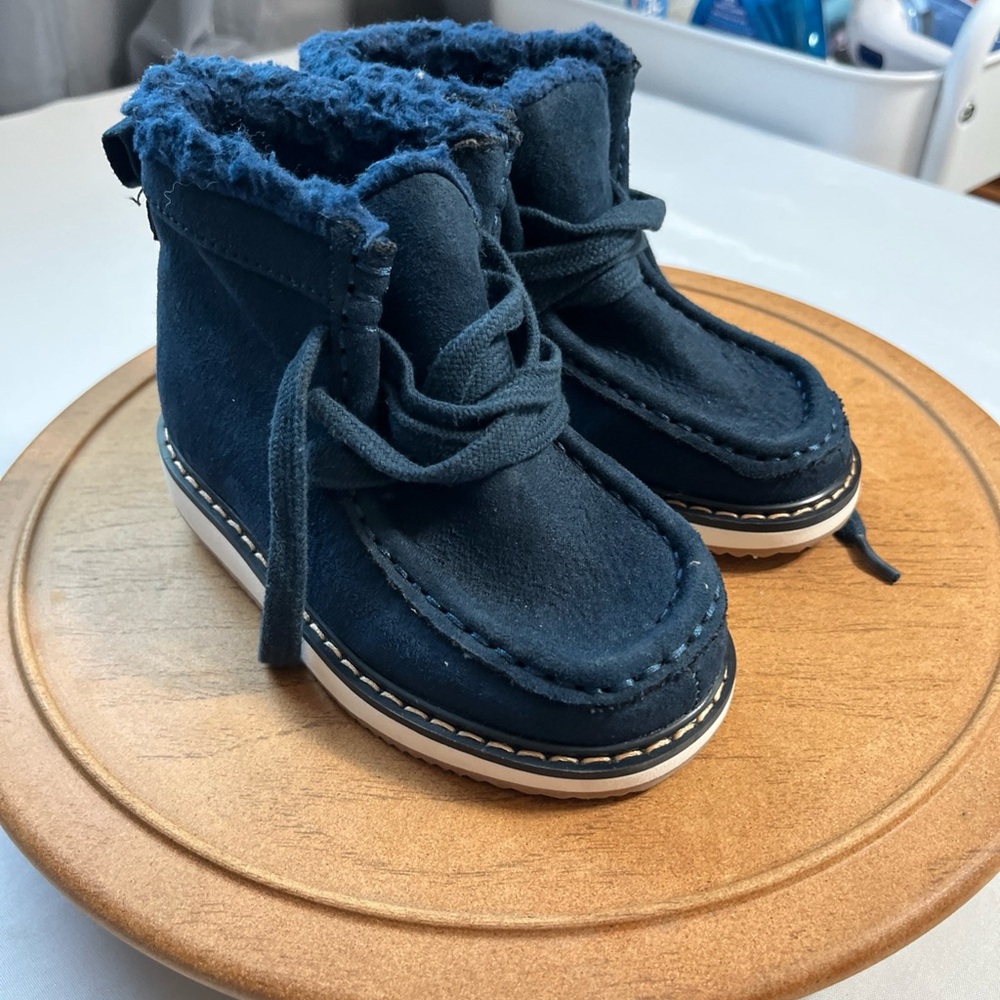Baby GAP Kids Dark Blue Boots Size 7